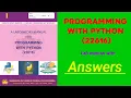 Diploma Practical Lab Manual With Answers for 22616 PROGRAMMING WITH PYTHON Solved Lab Manual