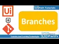 UiPath Tutorial Day 79 GIT Branches Create Branch Manage Branches and Switch Branches