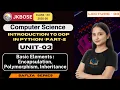Lecture 8 Unit-3 OOPs in Python Part-2 JKBOSE Class 12 Computer Science