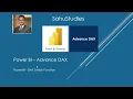 Power BI DAX Tutorial 30 DAX Switch Function Power BI DAX Advanced DAX Power BI Desktop
