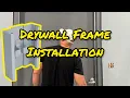 Gladiator 36 in. x 96 in. (3080) Left Hand Reverse Commercial Industrial Galvanealed Flush Hollow Metal Steel Door, Drywall Frame, and Hardware - Video 5 of 1