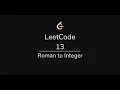 Roman to Integer LeetCode Solution in Java Using HashMap