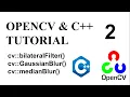 OPENCV C TUTORIAL - 2 FILTERS bilateralFilter
