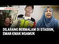 Emak-Emak Ngamuk Karena Dilarang Bermalam di Stasiun, Ini Tanggapan PT KAI | Liputan 6