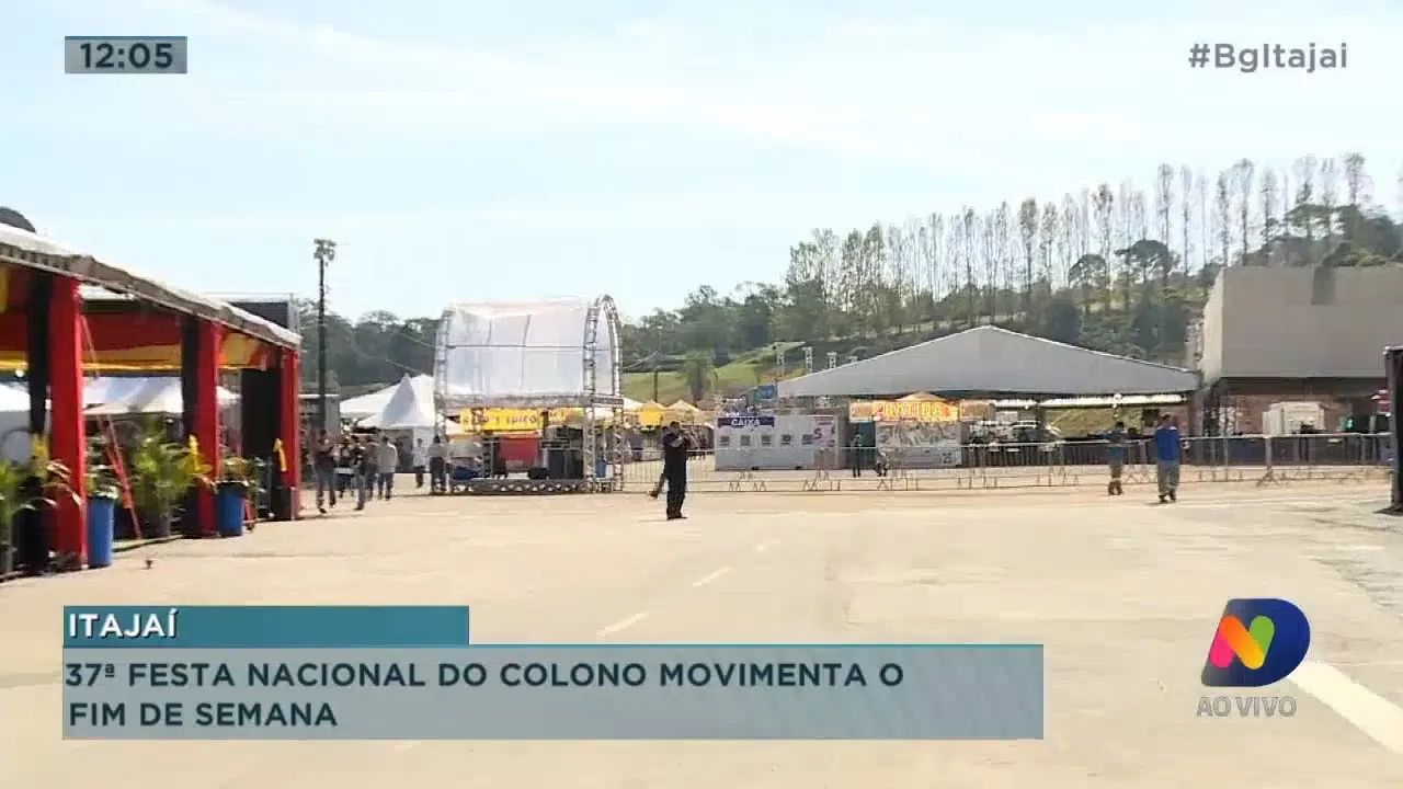 37ª Festa Nacional do Colono de Itajaí movimenta o fim de semana