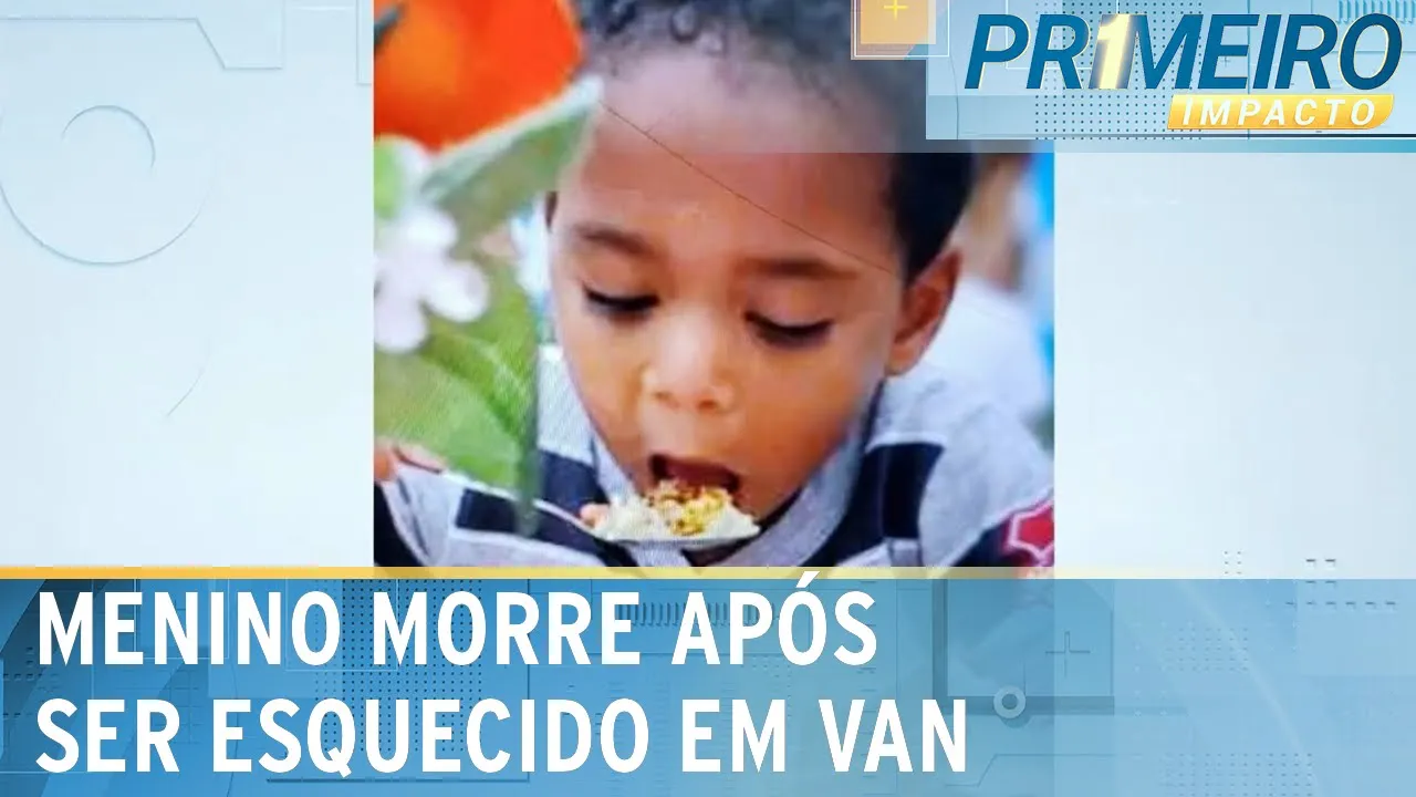 Criança de dois anos morre após ser esquecida em van escolar em SP | Primeiro Impacto (15/11/23)