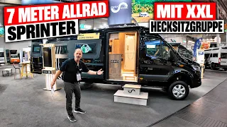 Hecksitzgruppe KASTENWAGEN CAMPERVAN 2027 Mega Mobil Mega Lounge 700 Max 4x4 Wohnmobil