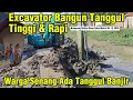 Warga Senang Tanggul Banjir Tinggi \u0026 Rapi‼️ Excavator Bangun Tanggul 2mtr #dedimulyadi #kdm