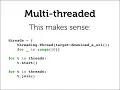 Python Multithreading in Tamil