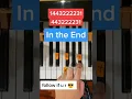 Download Lagu In the End Linkin Park Piano Tutorial