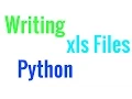 How to write xls Excel files in Python - Tutorial
