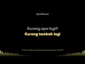 Tenxi ft. Anangga & Jemsii - Apa Lagi | Karaoke - Lirik - Instrumental