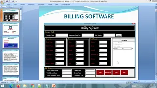 PPT - Billing Application Project PPT Python Tkinter
