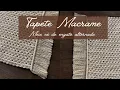 Tapete Macrame - Meio no de engate alternado
