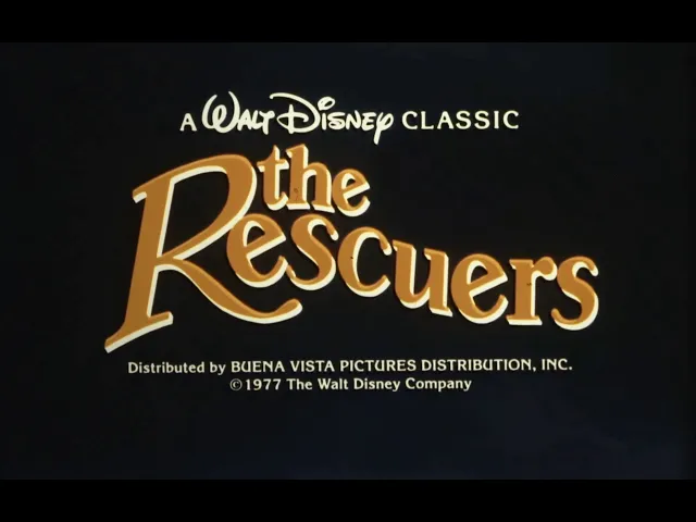 The Rescuers - 1989 Reissue Trailer (35mm 4K)