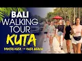 Download Lagu Bali Walking Tour – Pantai Kuta Street to Kuta Beach \u0026 Beachwalk Mall | Sunset Vibes 2025