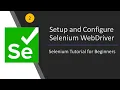 Setup and Configure Selenium WebDriver Launch Chrome Browser Selenium Tutorial For Beginners