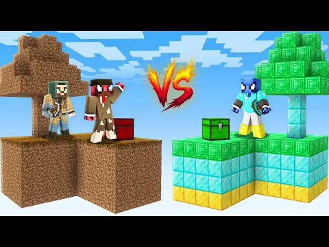 Video Thumbnail: ZENGİN vs FAKİR SKYBLOCK - Minecraft