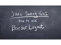 Java Swing GUI - How to use Border Layout