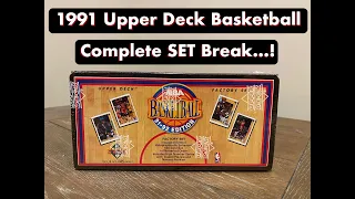 1991-92 Upper Deck Basketball Complete Set Break