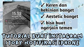 Download Tutorial Instagram Story notifikasi iPhone Aestetic kekinian Terbaru MP3