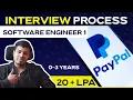 PAYPAL INTERVIEW PROCESS - SOFTWARE ENGINEER 1 TAMIL