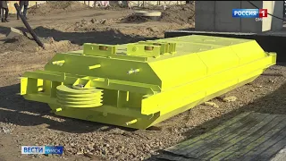 В Омске приступили к монтажу самого большого за Уралом колеса обозрения