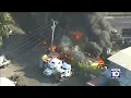 2 killed 3 injured after welding building catches fire explodes in Medley