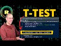 Doing a t-test using R programming in 4 minutes