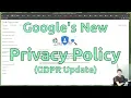Google s New Privacy Policy