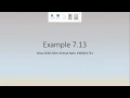 Example 7 13 Z-Transform