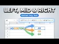 How to Use LEFT MID and RIGHT Functions in Google Sheets 2026 Quick Easy
