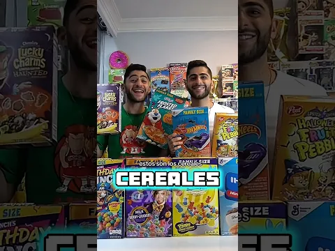 Probando los cereales mas raros del mundo 🫪 #shorts