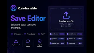 How to Edit RPG Maker Save Files Gold Stats Items RuneTranslate