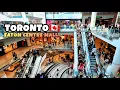 Toronto Saturday Eaton Centre Mall Walking Tour Canada 4k