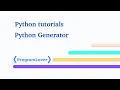Generators in Python Generators With For Loop Difference Between return and yield Keywords