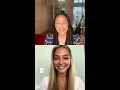 ENG Madelyn Cline para a The Talk CBS IG Live -