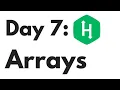 Day 7 Arrays Hackerrank Solution Python