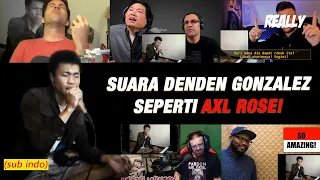 Download Reaksi orang luar KAGET mendengar suara Denden Gonjalez Cover GnR | Sweet Child O'Mine MP3