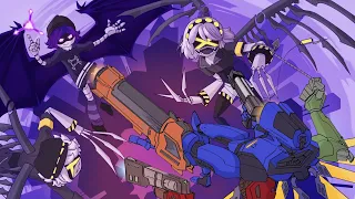 ultrakill vs murder drones when oil runs red sticknodes animation 