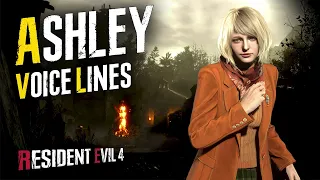 resident evil 4 remake ashley graham voice lines efforts
