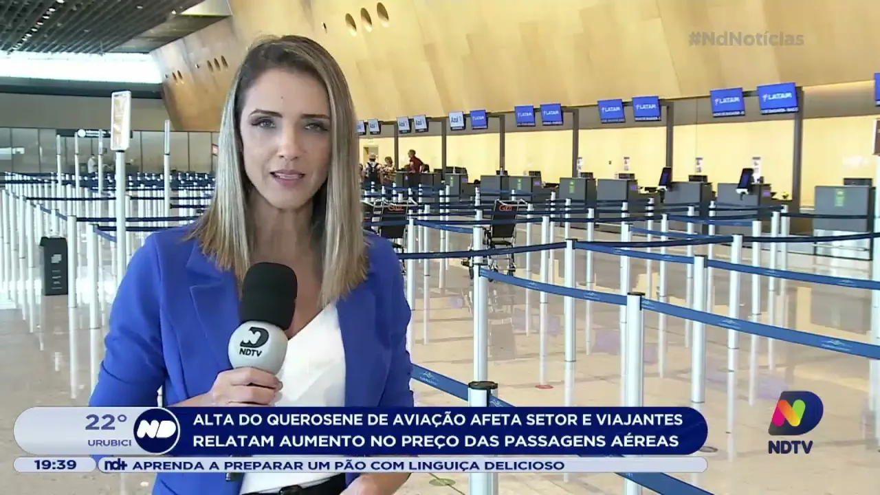 Alta do querosene de aviação resulta em aumento no valor das passagens