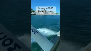 Flying  in a seaplane to Bimini for a week of shark dives! #seaplane #bimini #flytropic #bahamas