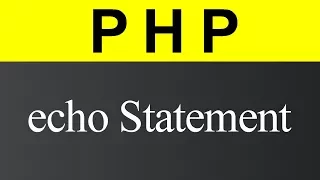 echo Statement in PHP Hindi