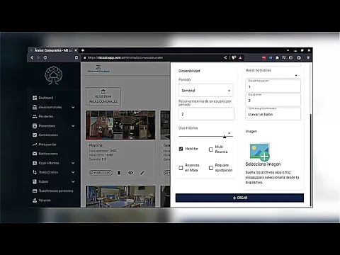 Tutorial: Crear áreas comunales