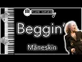 Download Lagu Beggin’ - Måneskin - Piano Karaoke Instrumental