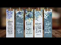 Set of 11 Printable Bible Verse Bookmarks PNG JPG PDF