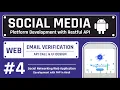 Email Verification API Call UI Design Social Media Web Application Development Email API