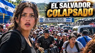 EL SALVADOR COLAPSADO🤯 Miles de Hondureños INVADEN la Frontera 