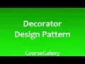 Decorator Design Pattern